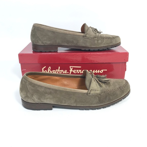 Salvatore Ferragamo Genuine Suede Loafers - Picture 3 of 9